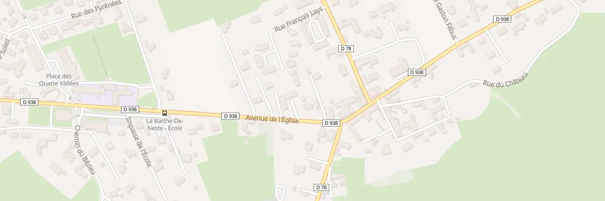 Plan du 53 Av de l’Eglise à La Barthe-de-Neste