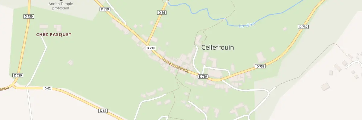Plan du 18 Rte de Mansle à Cellefrouin