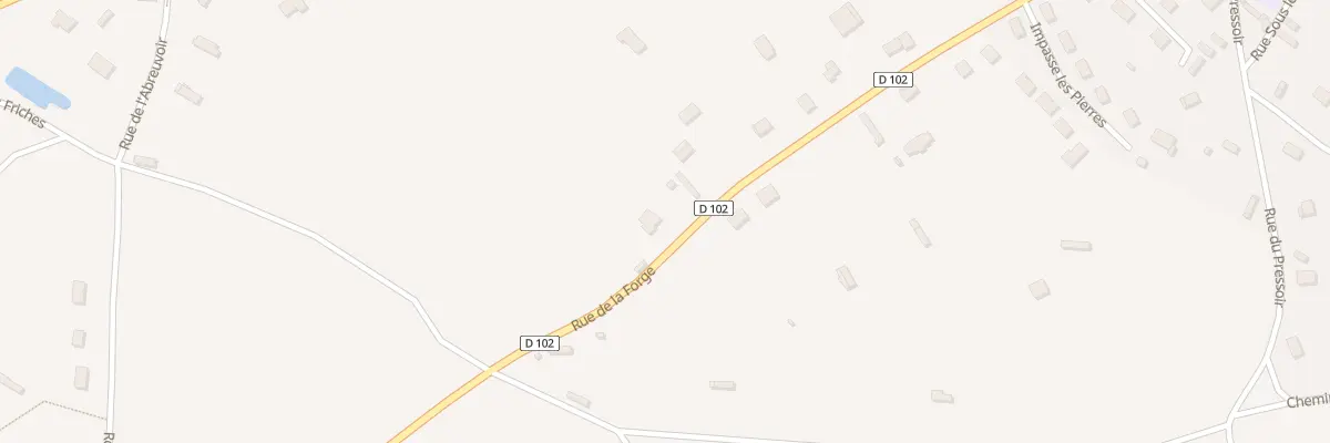 Plan du 434 Rue de la Forge à Conteville
