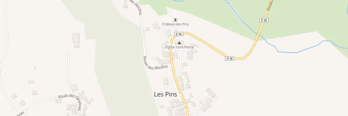 Plan du 16 Rte de la Bonnieure aux Pins
