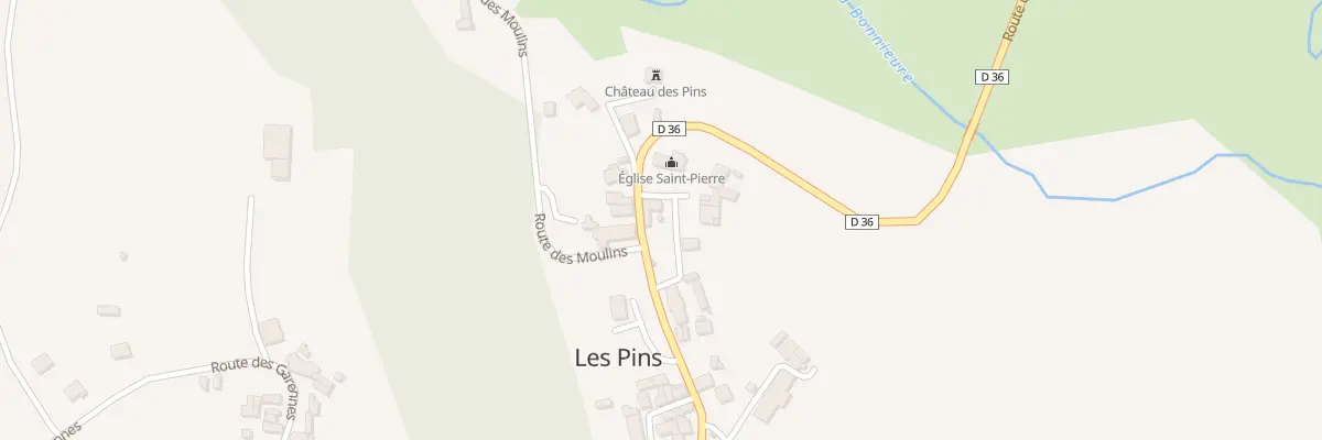 Plan du 2 Pl de l’Eglise aux Pins