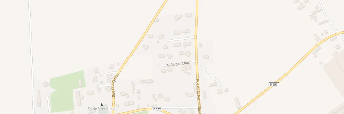 Plan du 2 All des Lilas à Houquetot