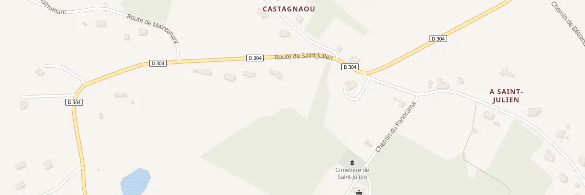 Plan de Eglise de Saint Julien à Port-Sainte-Marie