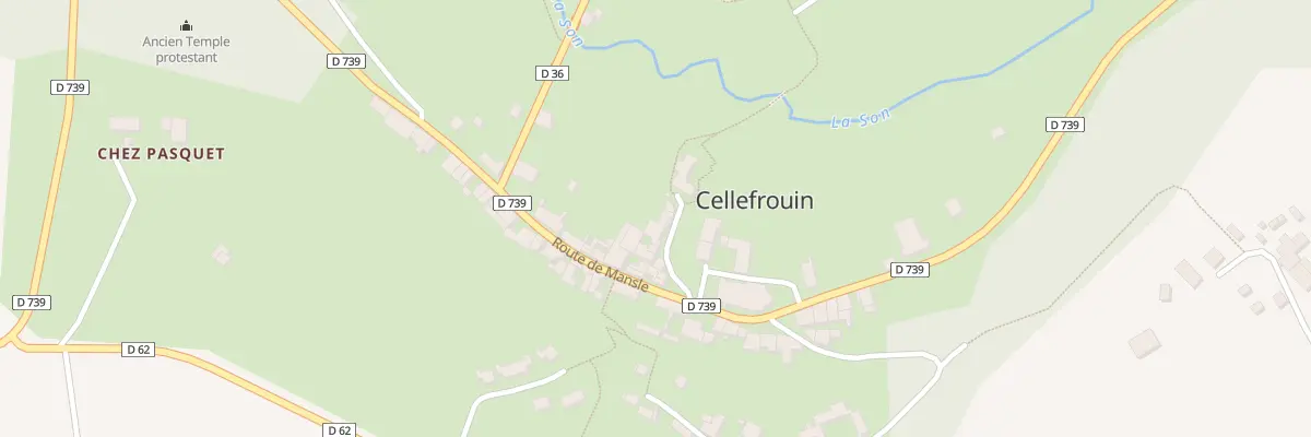 Plan du 2 Imp du Son à Cellefrouin