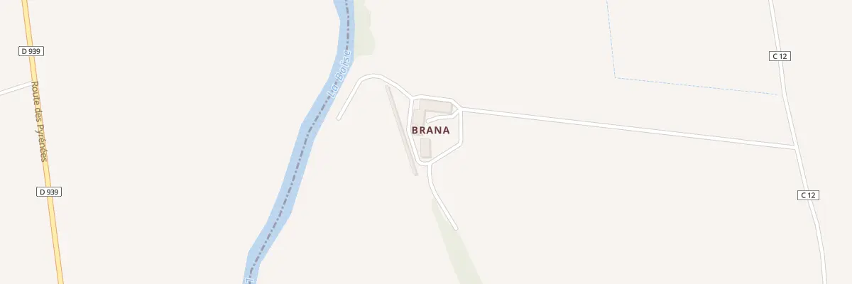 Plan du 990 Rte de Castera à Beaucaire