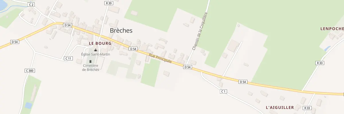 Plan du 46 Rue Principale à Brèches