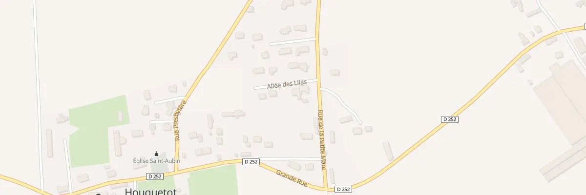Plan du 6 All des Lilas à Houquetot
