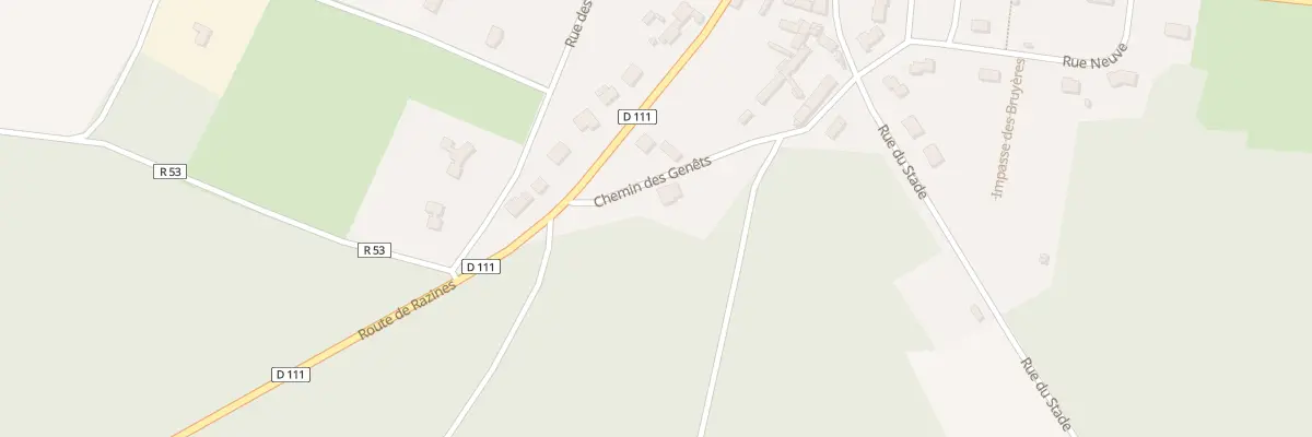 Plan du 5 Rue des Genêts à Braslou