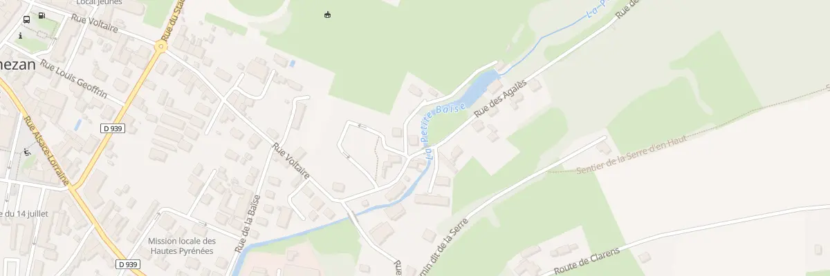 Plan du 109 Rue des Agalès à Lannemezan