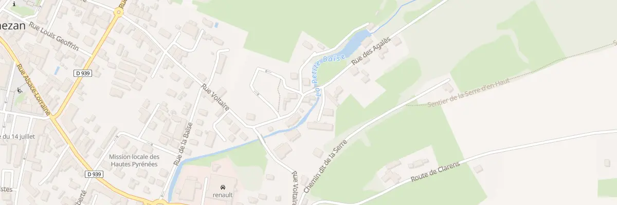 Plan du 110 Rue des Agalès à Lannemezan