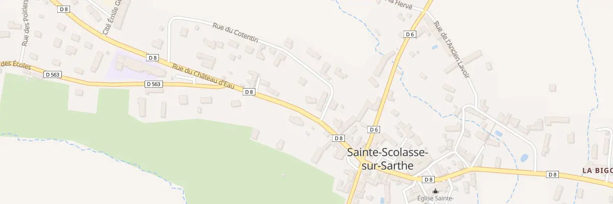 Plan de Cotentin à Sainte-Scolasse-sur-Sarthe