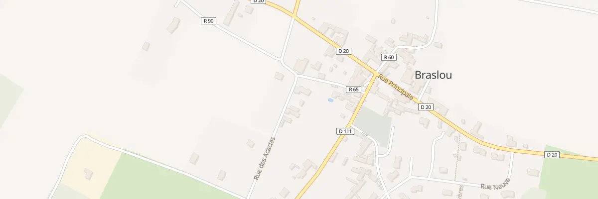 Plan du 1 Rue des Acacias à Braslou
