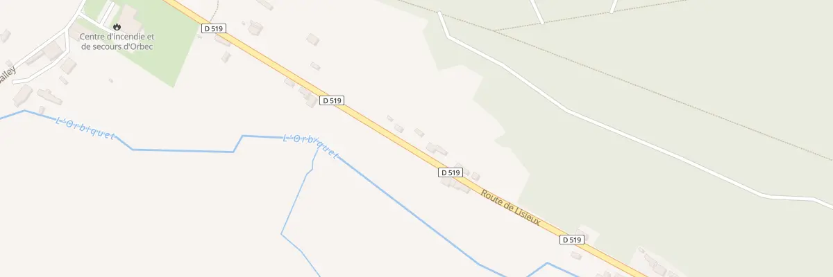 Plan du 3044 Rte de Lisieux à Orbec