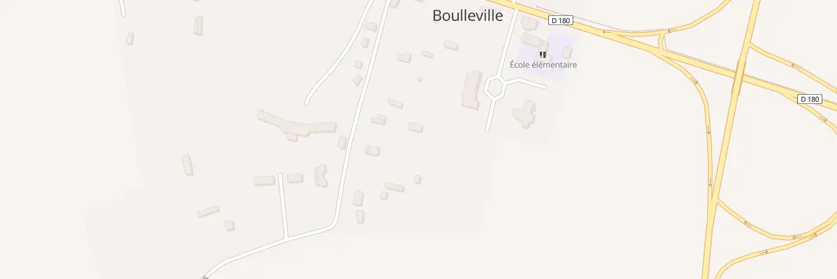 Plan du 185 Rue des Forges à Boulleville