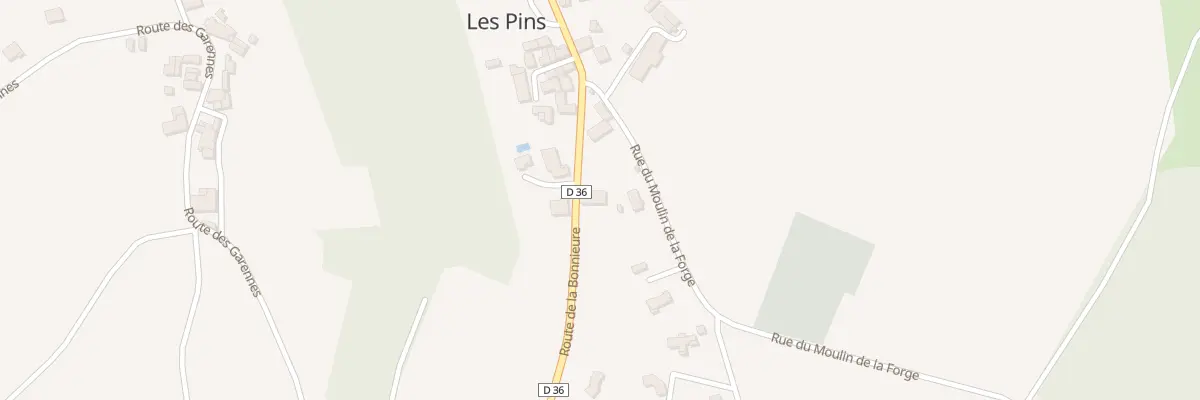 Plan du 8 Rte de la Bonnieure aux Pins
