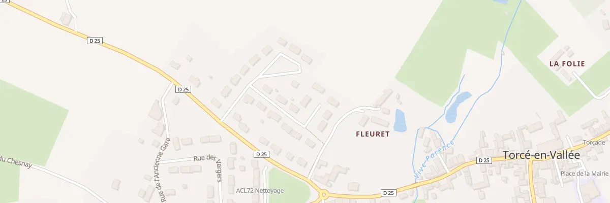Plan du 14 Rue Gisèle Ledru Madelain à Torcé-en-Vallée