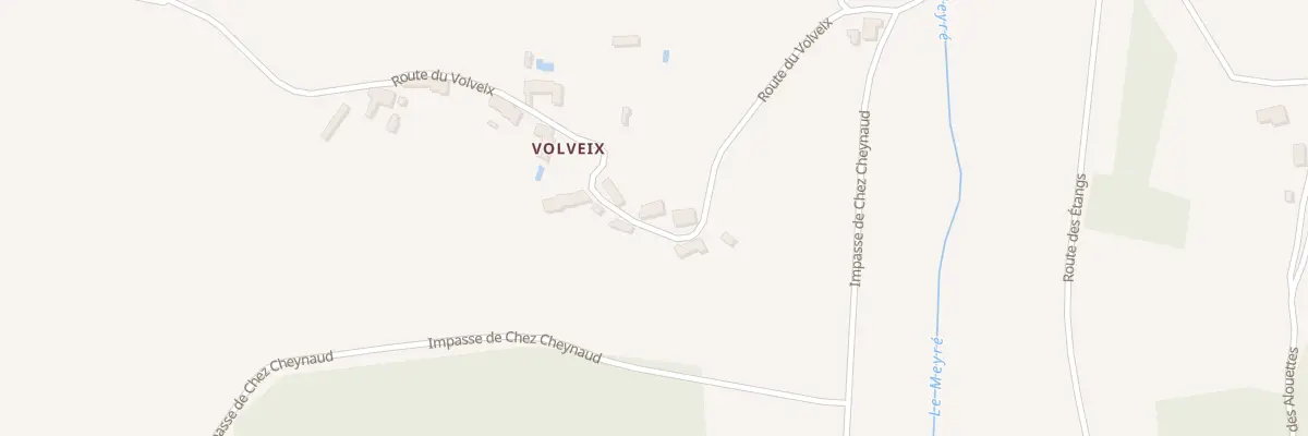 Plan du 1120 Volveix à Celles