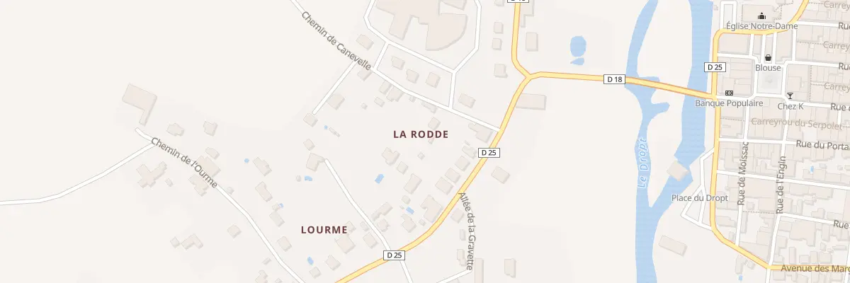 Plan du 7 Che de la Canevelle à Eymet