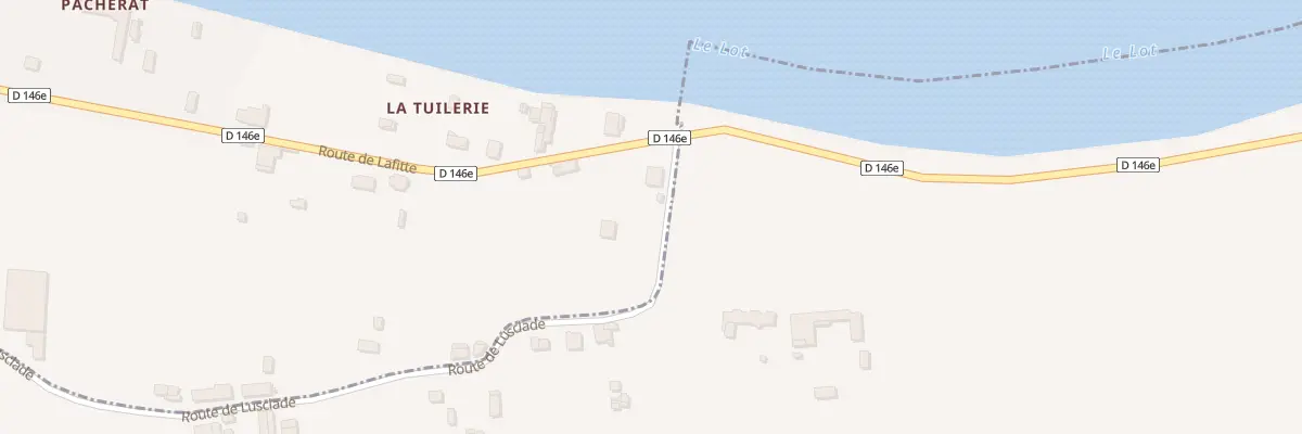 Plan du 809 Rte de Lusclade à Clairac