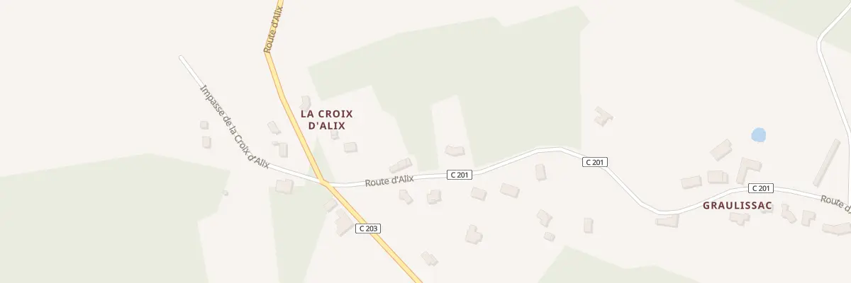 Plan du 1488 Rte d’Alix à Lunas