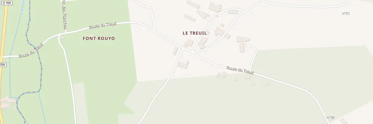 Plan du 2 Le Treuil Sud à Douzillac