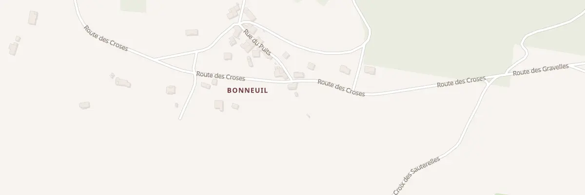 Plan du 588 Rte des Croses à La Rochebeaucourt-et-Argentine