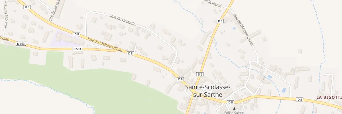 Plan du 1 Rue du Cotentin à Sainte-Scolasse-sur-Sarthe