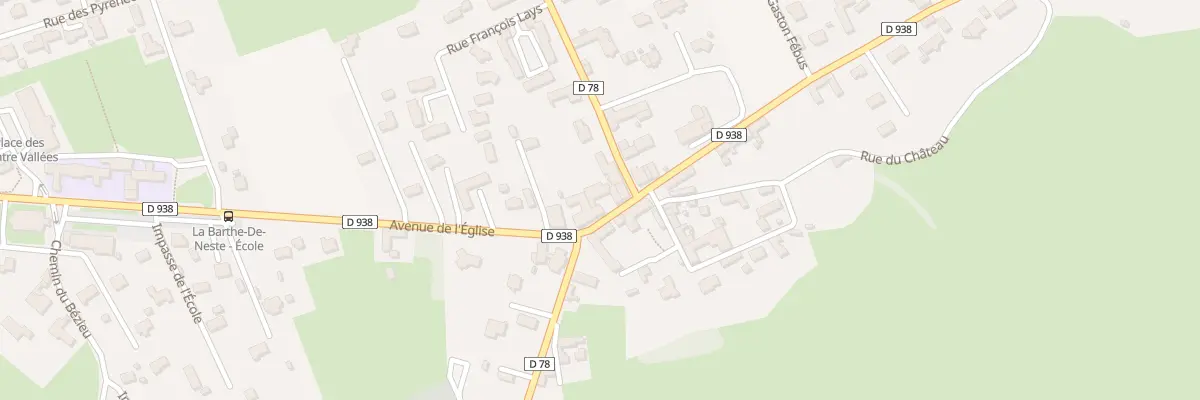 Plan du 67 Av de l’Eglise à La Barthe-de-Neste
