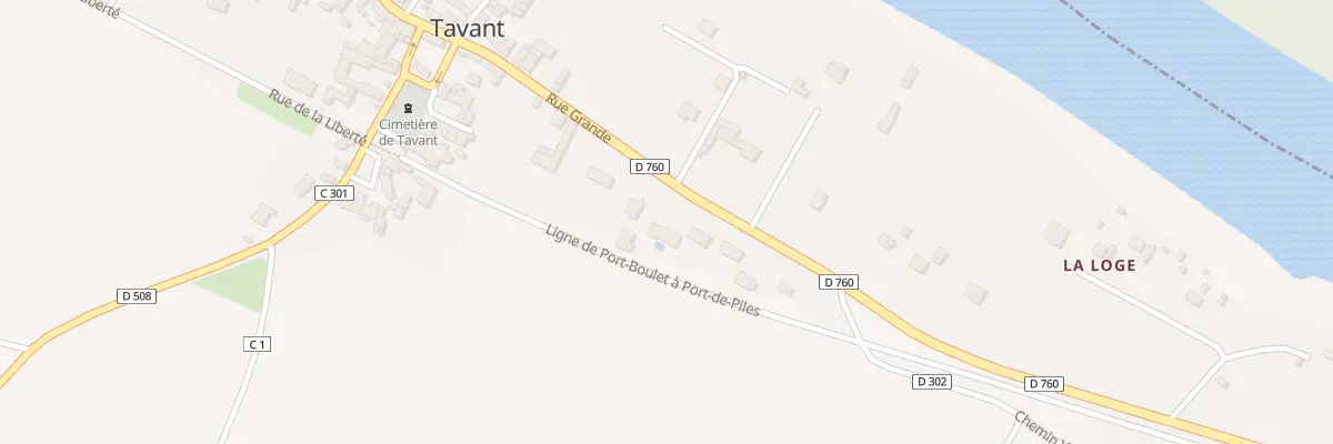 Plan du 1A Rue Grande à Tavant