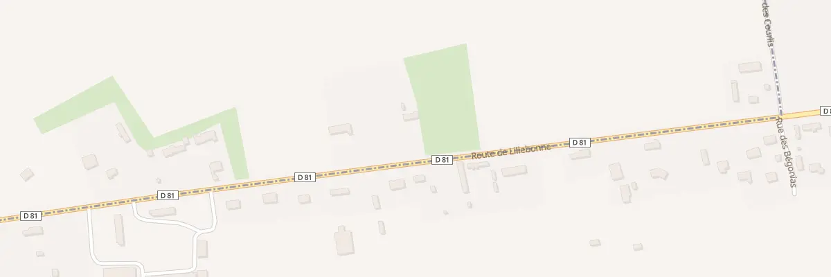Plan du 1809 Rte de Lillebonne à Saint-Romain-de-Colbosc