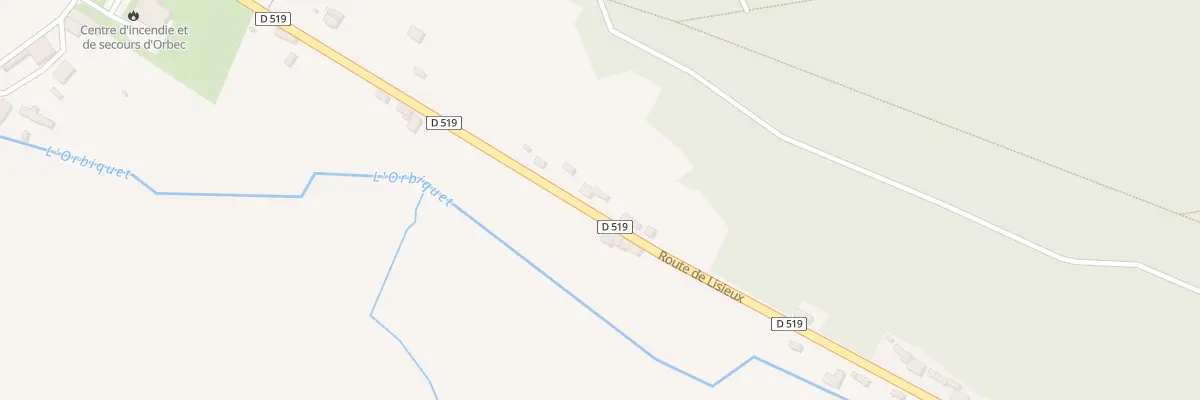 Plan du 3022 Rte de Lisieux à Orbec