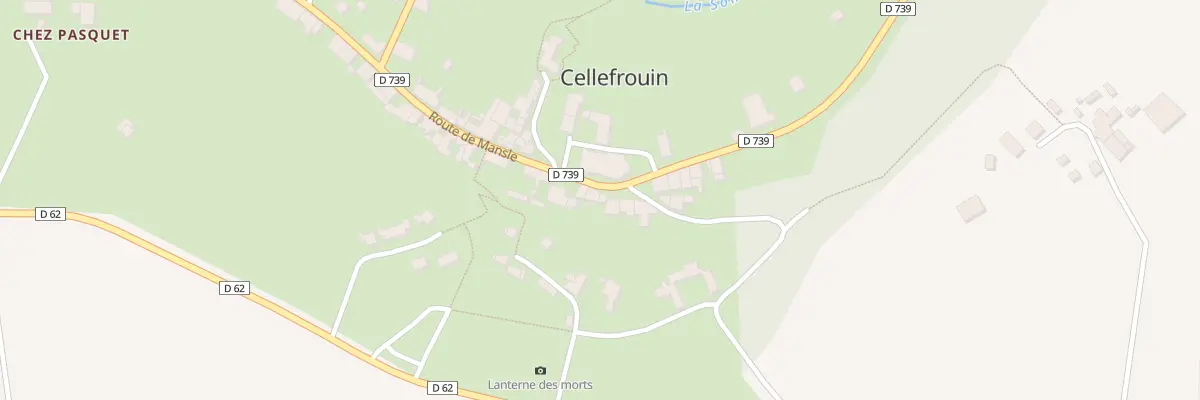 Plan du 13 Rte de Mansle à Cellefrouin