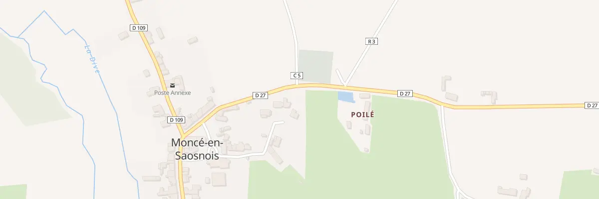 Plan du 11 All des Ruettes à Moncé-en-Saosnois