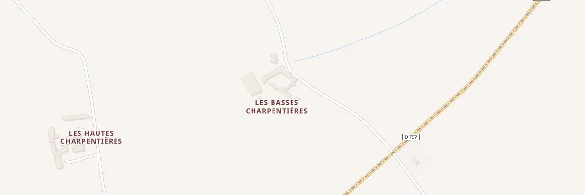 Plan du 57 Les Basses Charpentieres à Brizay