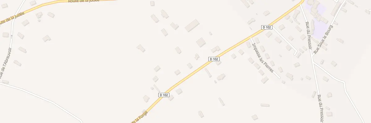 Plan du 332 Rue de la Forge à Conteville