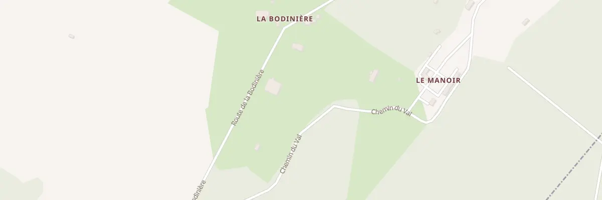 Plan du 1372 Rte de la Bodinière à Saint-Germain-d’Aunay
