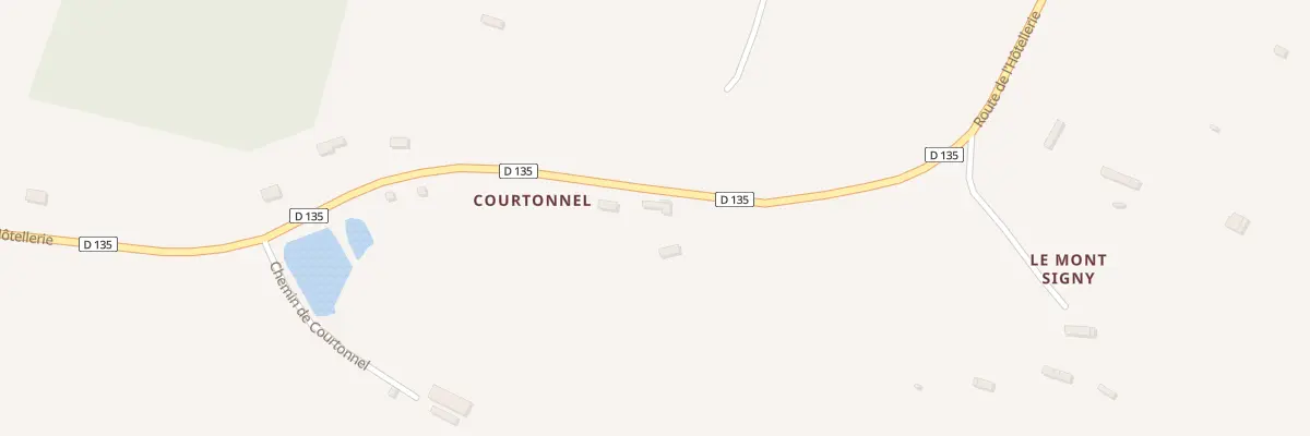 Plan du 2 Rte de l’Hôtellerie à Cordebugle