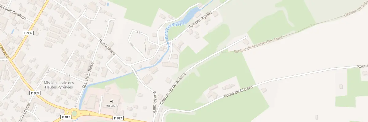 Plan du 142 Rue des Agalès à Lannemezan