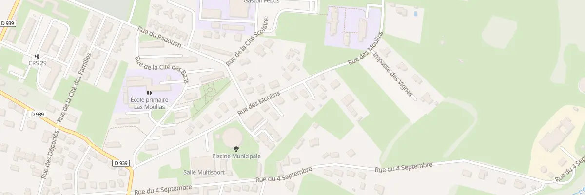 Plan du 294 Rue des Moulins à Lannemezan