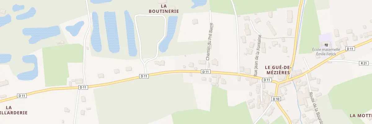 Plan du 36 Rte du Gue à Nogent-sur-Loir