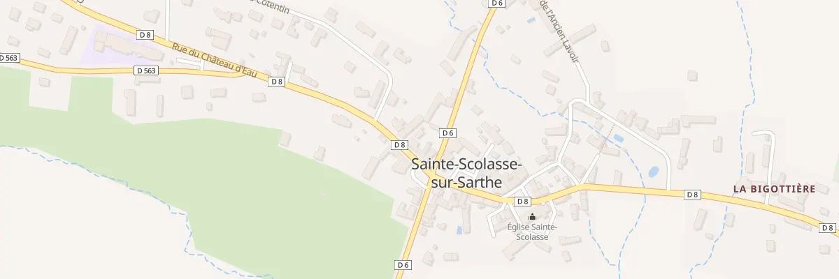 Plan du 4 Rue du Chateau d’Eau à Sainte-Scolasse-sur-Sarthe
