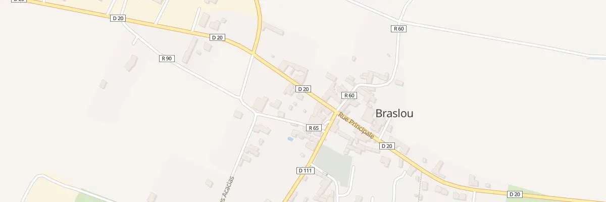 Plan du 6 Rue Principale à Braslou