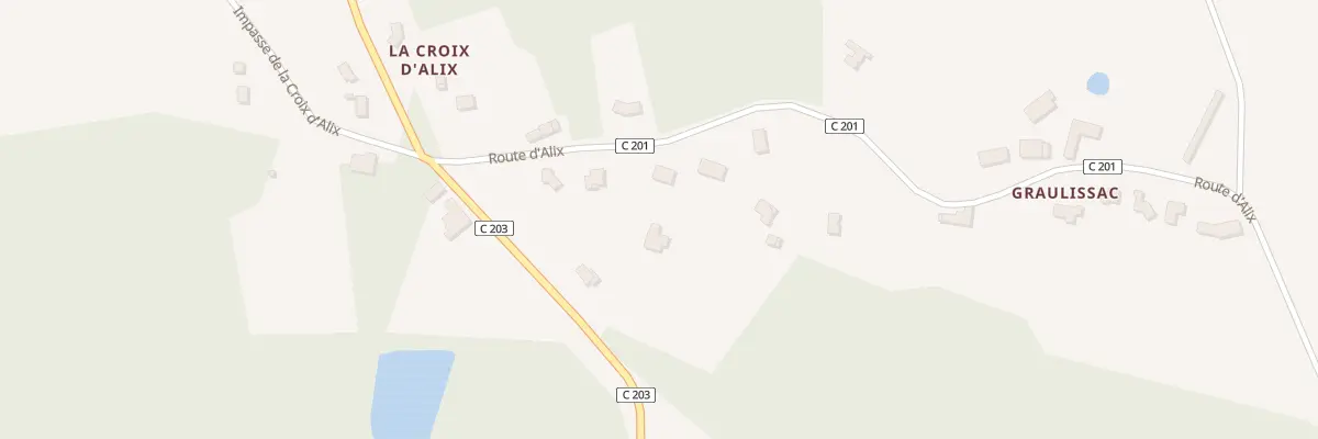 Plan du 1445 Rte d’Alix à Lunas