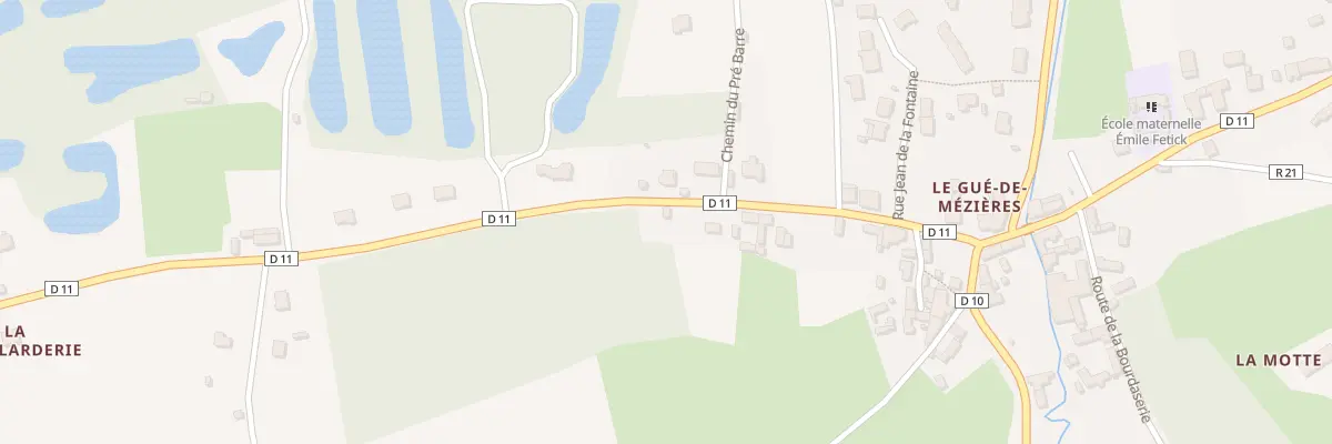 Plan du 23 Rte du Gue à Nogent-sur-Loir