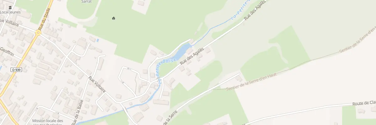 Plan du 228 Rue des Agalès à Lannemezan