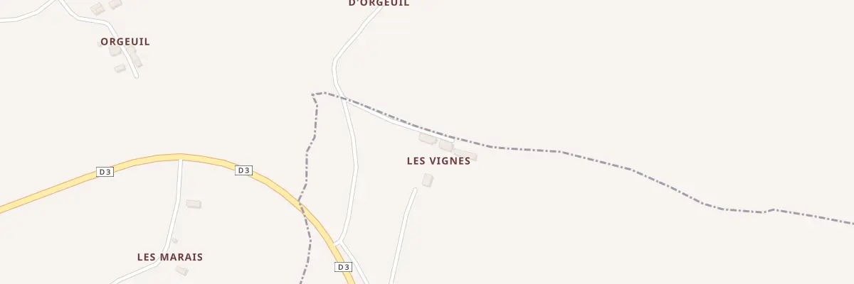 Plan du 45 Les Vignes à Tellières-le-Plessis
