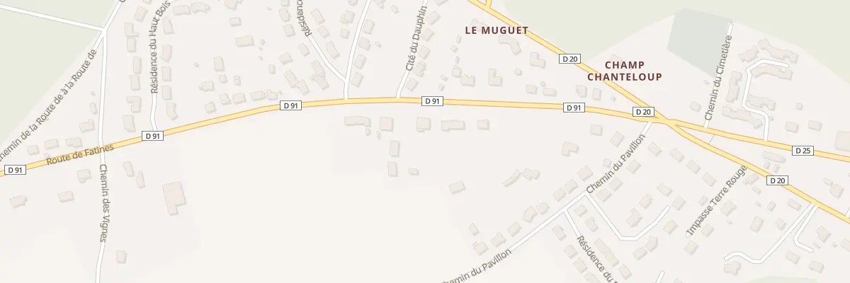 Plan du 7 Rte de Fatines à Montfort-le-Gesnois