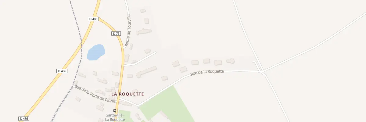 Plan du 6 Rue de la Roquette à Ganzeville
