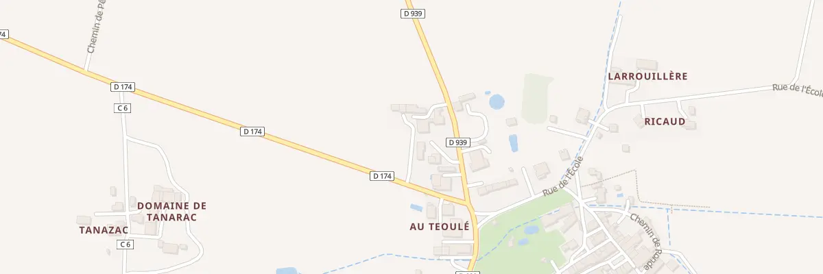 Plan du 5056 Au Perisson au Brouilh-Monbert