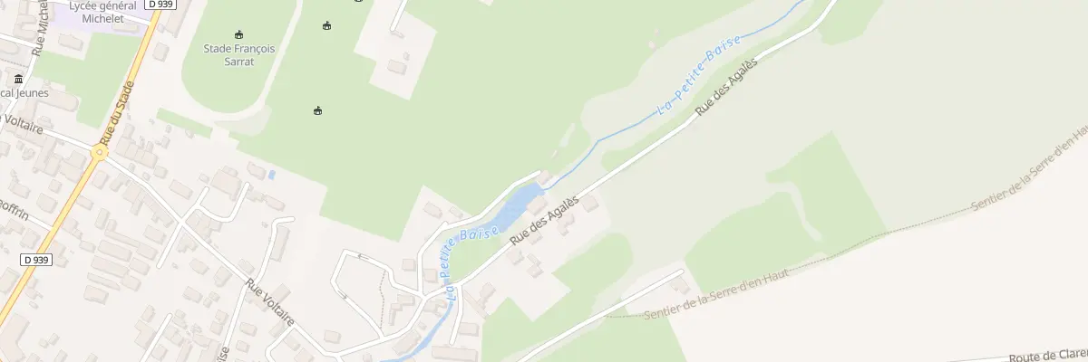 Plan du 245 Rue des Agalès à Lannemezan